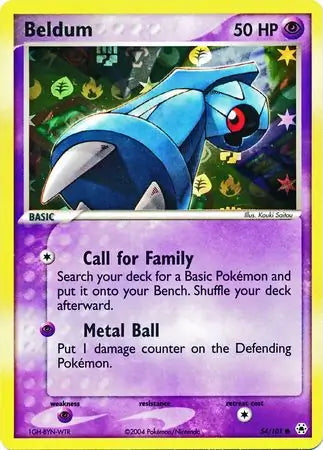 EX Hidden Legends Beldum #54/101 reverse holo